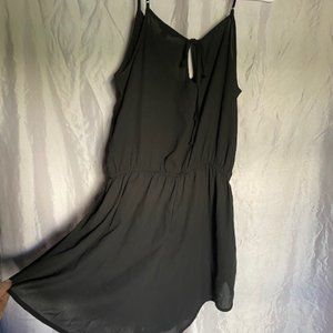 black bathing suit coverup